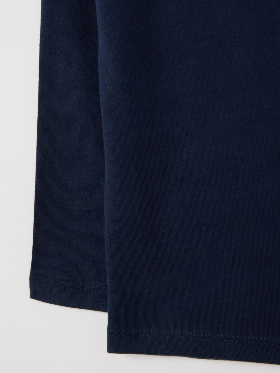 Blue Regular Fit Baby T-shirt in Pure Cotton_2