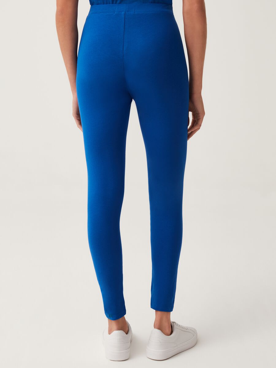 Fitness leggings in stretch cotton_2