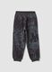 Pantaloni jogger neri in misto cotone con stampa MARVEL Spider-Man_1
