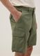 Green cotton cargo Bermuda shorts, regular fit_3
