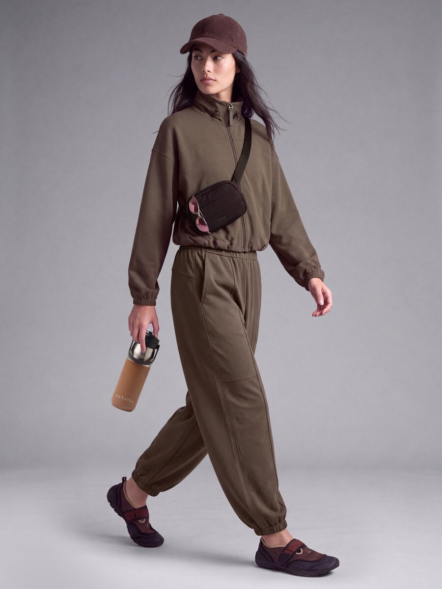 &Pi;&rho;ά&sigma;&iota;&nu;&omicron; &kappa;&omicron;&nu;&tau;ό full-zip &alpha;&pi;ό soft-touch ύ&phi;&alpha;&sigma;&mu;&alpha; &mu;&epsilon; ό&rho;&theta;&iota;&omicron; &gamma;&iota;&alpha;&kappa;ά ALTAVIA STUDIO_4