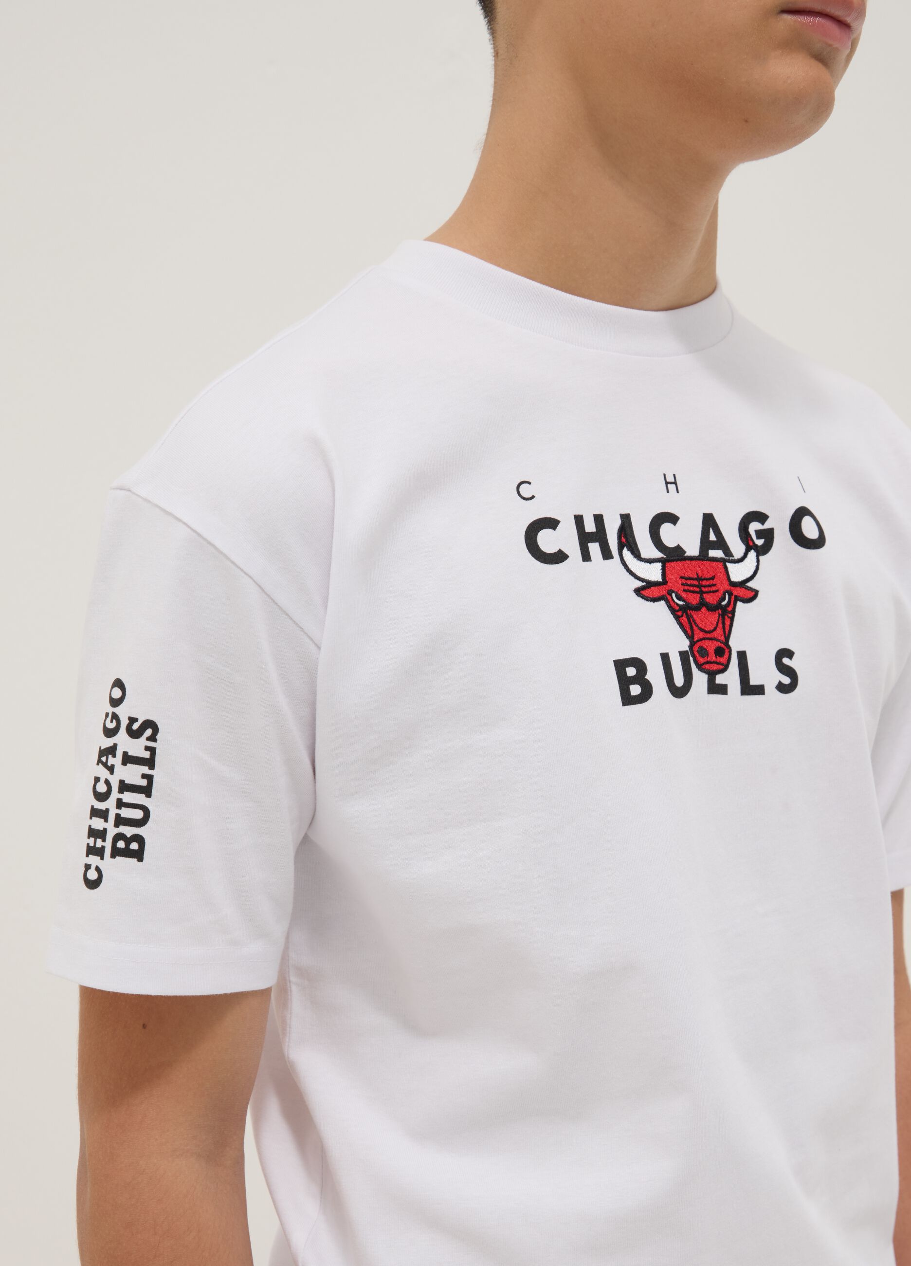 White pure cotton short-sleeve T-shirt