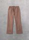 100% Linen Wide-Leg Trousers in Mocha_7