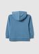 Oversized blue pure cotton children's sweatshirt_1