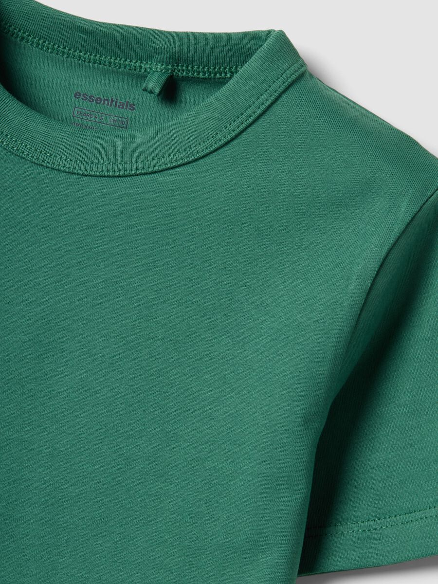 Kids&rsquo; green pure cotton oversized T-shirt_2