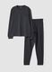 Grey organic cotton crew-neck pyjamas_4