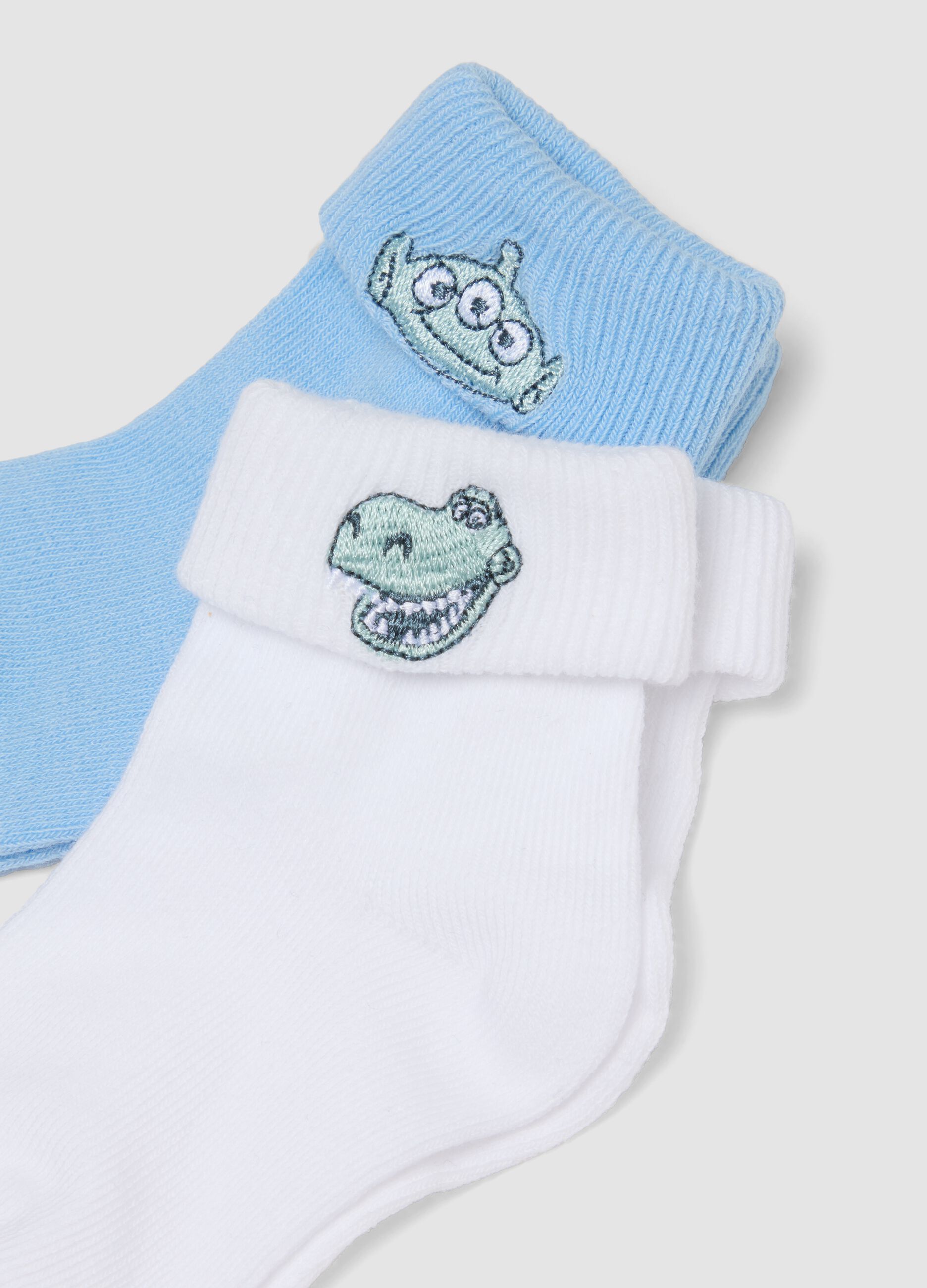 3er-Pack kurze Socken aus Bio-Baumwollmix mit Toy Story-Stickerei f&uuml;r Babyjungen
