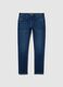 Jeans denim azul em mistura de algod&atilde;o ajuste skinny_4