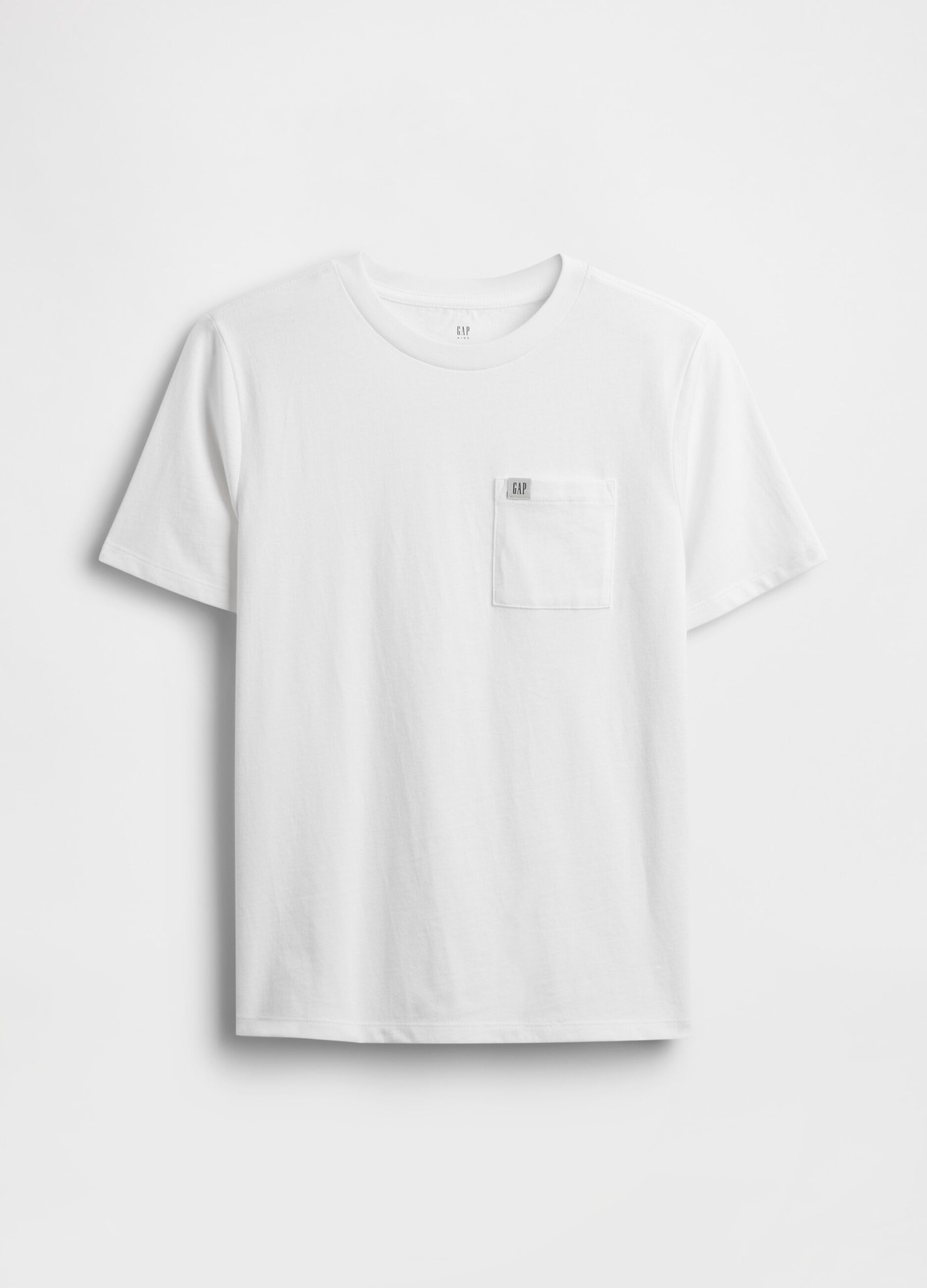 White short-sleeve cotton t-shirt