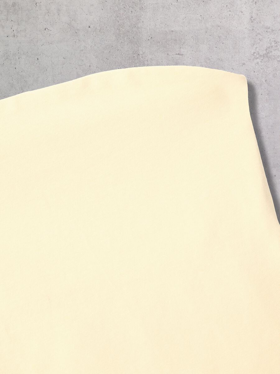 Pastelno žuti bandeau top_6