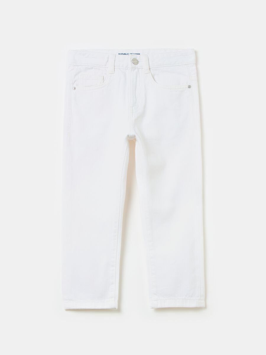 Loose-fit jeans with five pockets_0