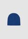 Cappello blu in maglia jersey_0