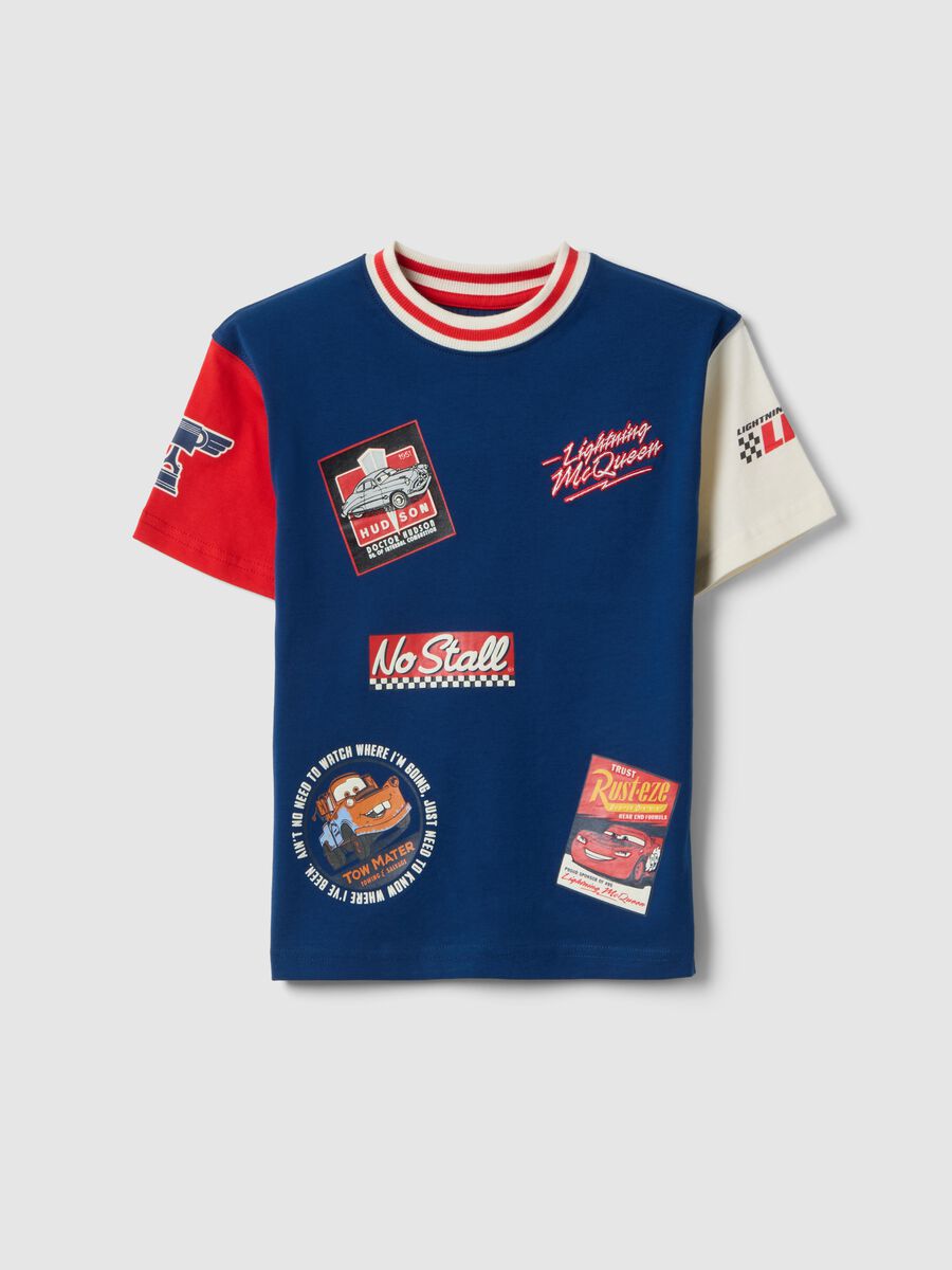 &Mu;&pi;&lambda;&epsilon; &pi;&alpha;&iota;&delta;&iota;&kappa;ό T-shirt &alpha;&pi;ό 100% &beta;&alpha;&mu;&beta;ά&kappa;&iota; &mu;&epsilon; &sigma;&tau;ά&mu;&pi;&epsilon;&sigmaf; Cars, oversized &epsilon;&phi;&alpha;&rho;&mu;&omicron;&gamma;ή_0