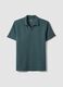 Green stretch cotton short-sleeve polo_4