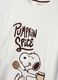 Cream white pure cotton nightshirt with Peanuts print_5