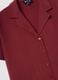 Red oversized short-sleeve viscose-blend shirt_6