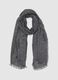 Grey Scarf with Metallic Details_0