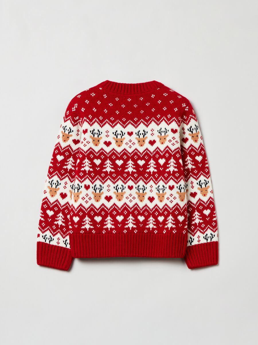 Pullover with jacquard Christmas motif_1