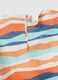 Multicolour striped pure cotton regular fit T-shirt for kids_2