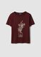 &Kappa;ό&kappa;&kappa;&iota;&nu;&omicron; T-shirt &alpha;&pi;ό 100% &beta;&alpha;&mu;&beta;ά&kappa;&iota; &mu;&epsilon; &phi;&lambda;&omicron;&rho;ά&lambda; &sigma;&tau;ά&mu;&pi;&alpha;, &kappa;&alpha;&nu;&omicron;&nu;&iota;&kappa;ή &epsilon;&phi;&alpha;&rho;&mu;&omicron;&gamma;ή_4