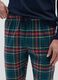 Multicoloured Check Pure Cotton Pyjama Trousers_3