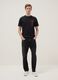 Black pure cotton regular fit t-shirt with Osaka print_2