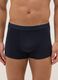 Tripack boxers masculinos em algod&atilde;o el&aacute;stico azul ajuste regular_1
