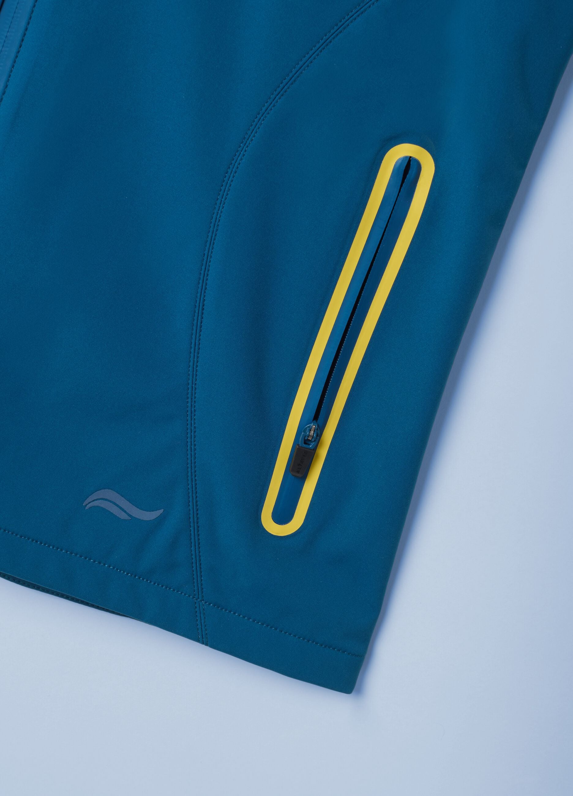 ALTAVIA SAILING blue windproof gilet in stretch fabric with zip