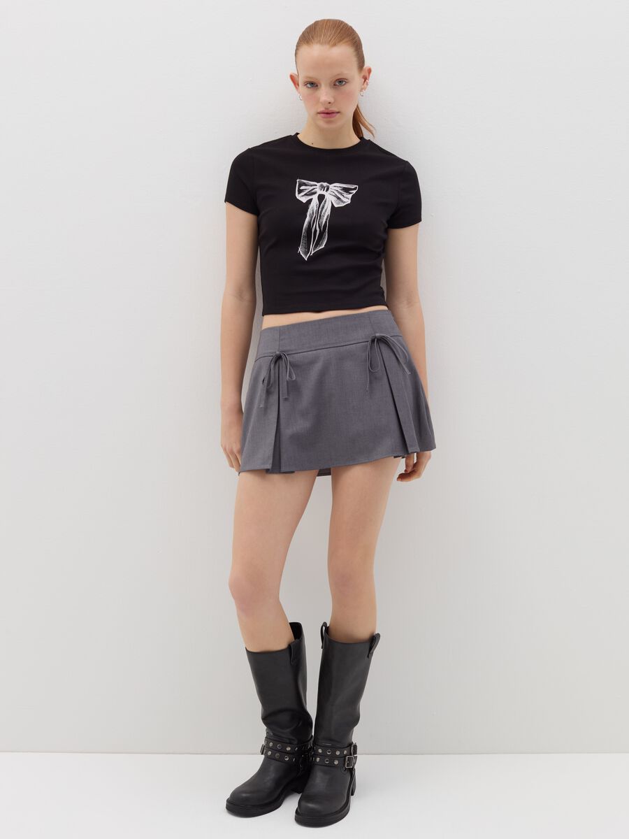 Printed cotton stretch T-shirt_1