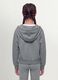 Sweatshirt cinzenta com capuz em algod&atilde;o org&acirc;nico com estampado de estrela, corte regular_3