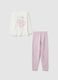 Pijama multicolor de algod&oacute;n puro para ni&ntilde;a, ajuste regular_0