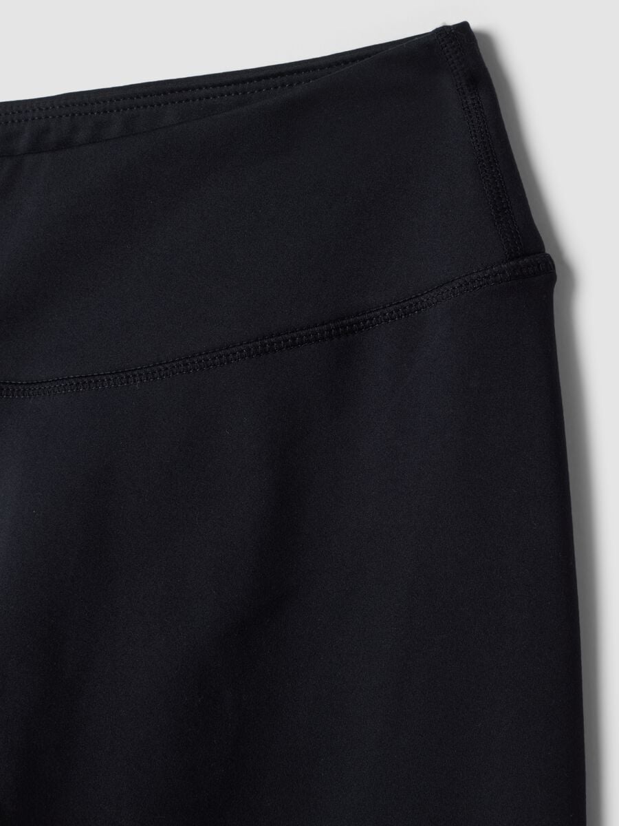 Black high-waisted breathable stretch leggings ALTAVIA STUDIO_7