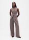 Braune Stretch-Stoffhose_0
