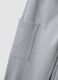 Pantaloni jogger grigi in puro cotone organico con tasche cargo per bambino_2