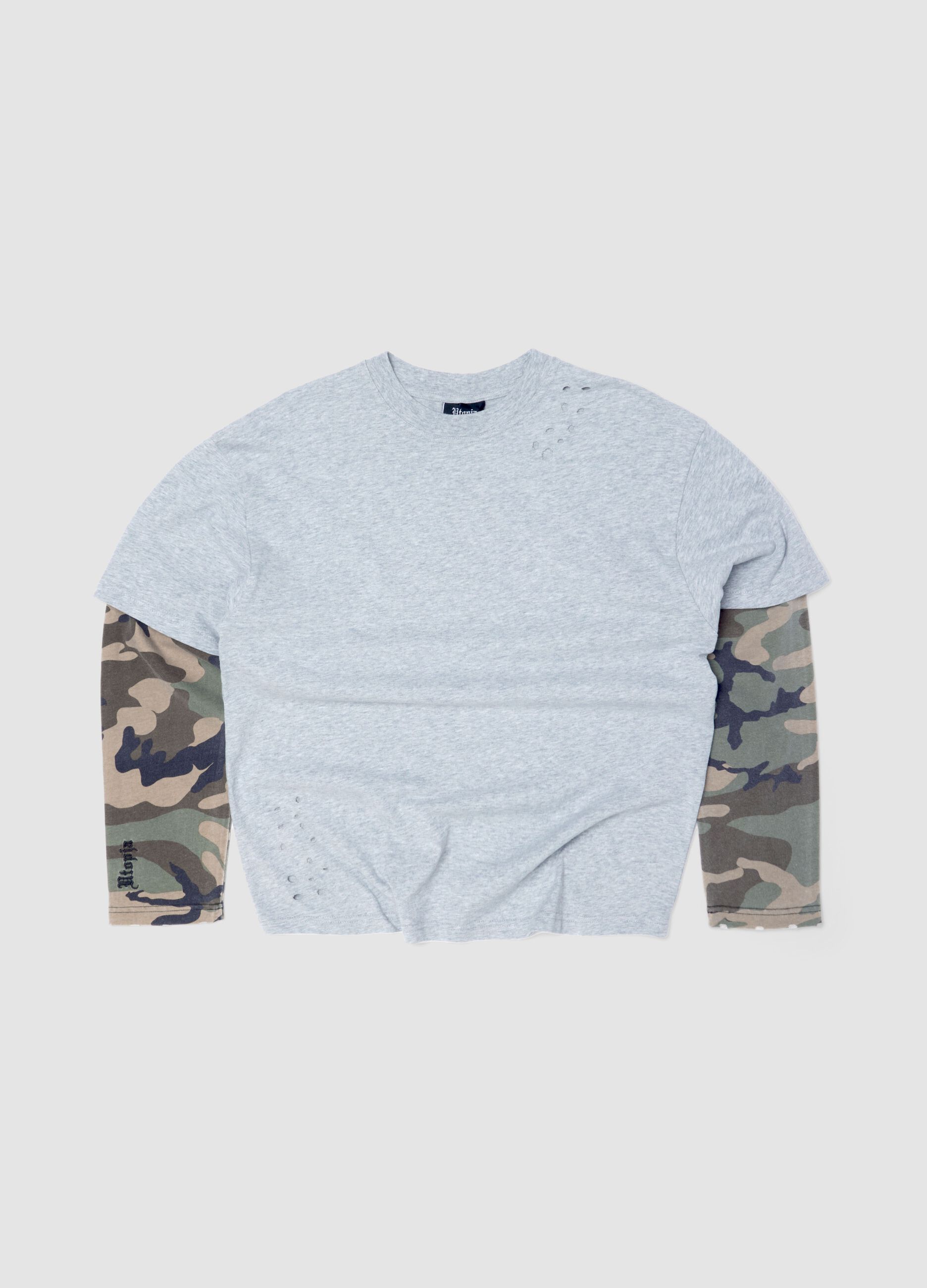 Double Longsleeve Grey & Camo