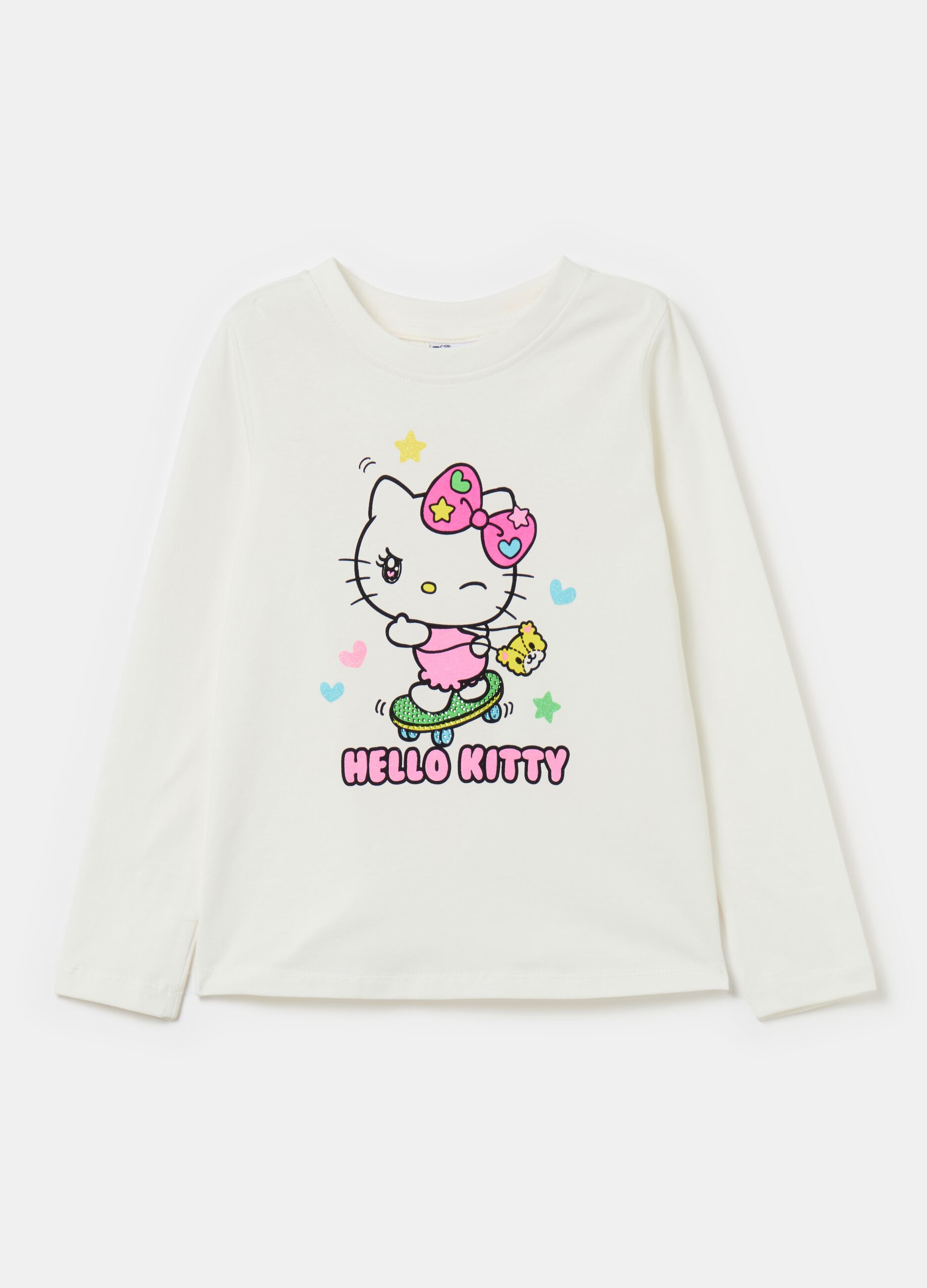 T-shirt a maniche lunghe Hello Kitty