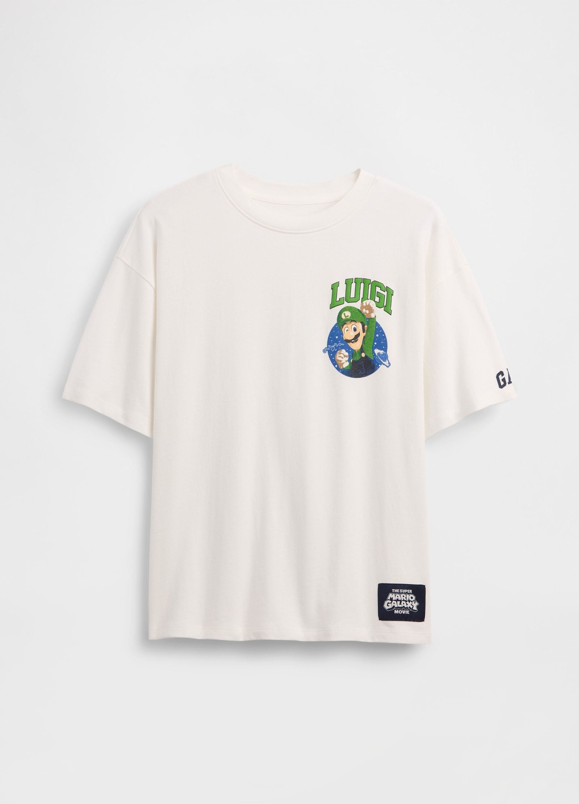 T-shirt Super Mario Nintendo de algod&atilde;o puro de manga curta