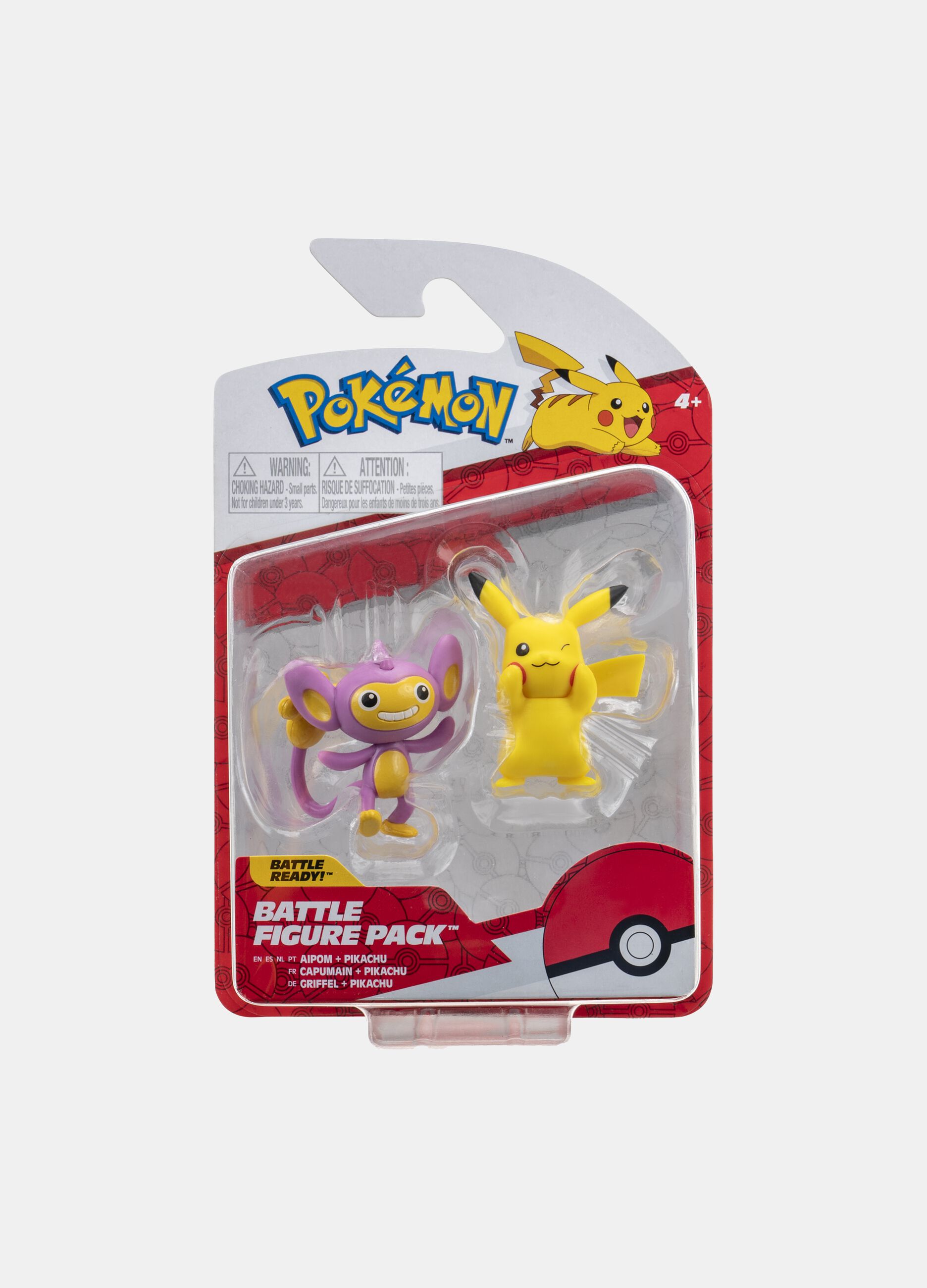 Pokémon Pikachu and Aipom battle set
