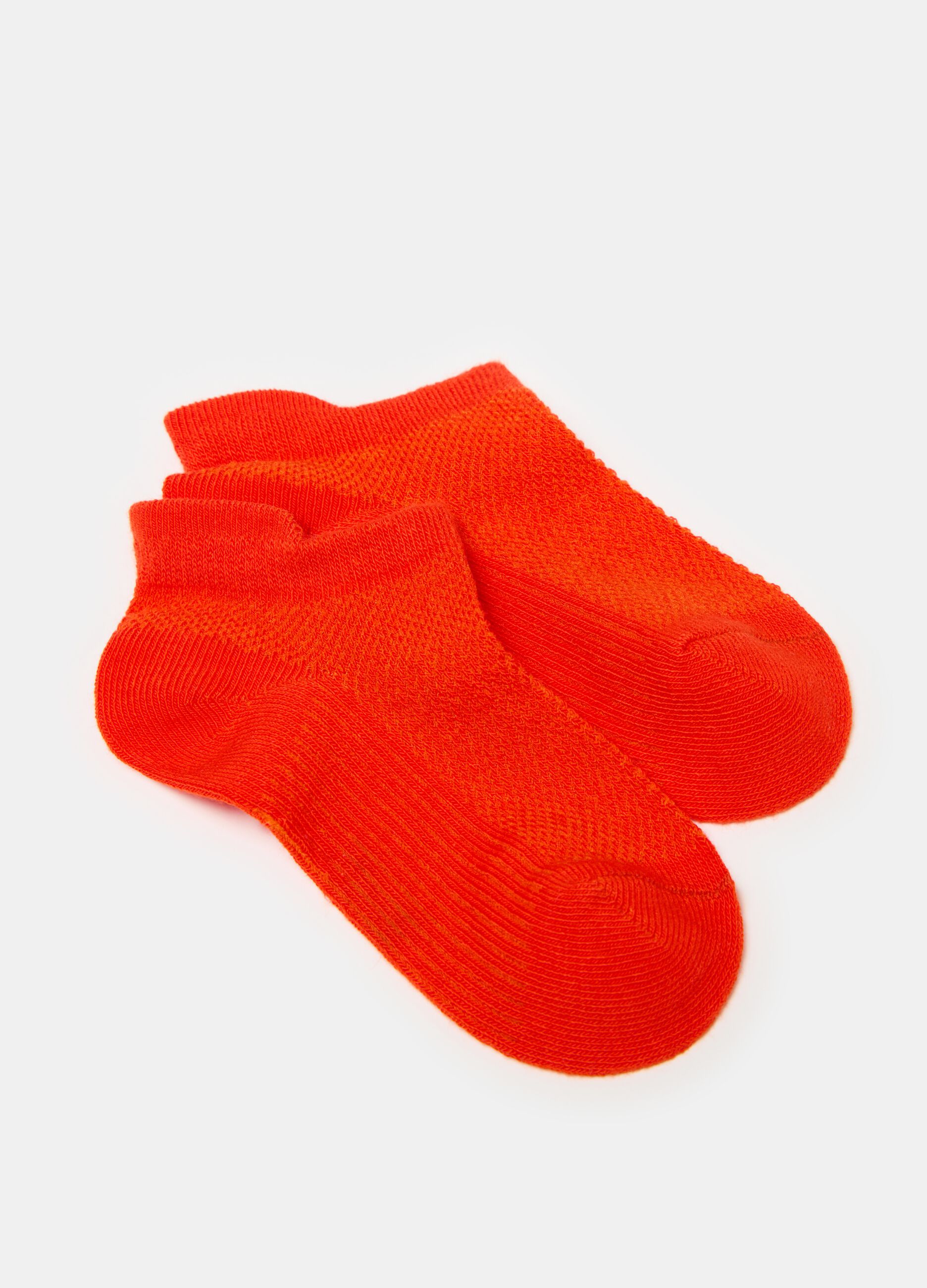 Pack cinco calcetines invisibles de algodón orgánico