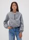 Girls&rsquo; grey regular-fit zip-up jacket_1