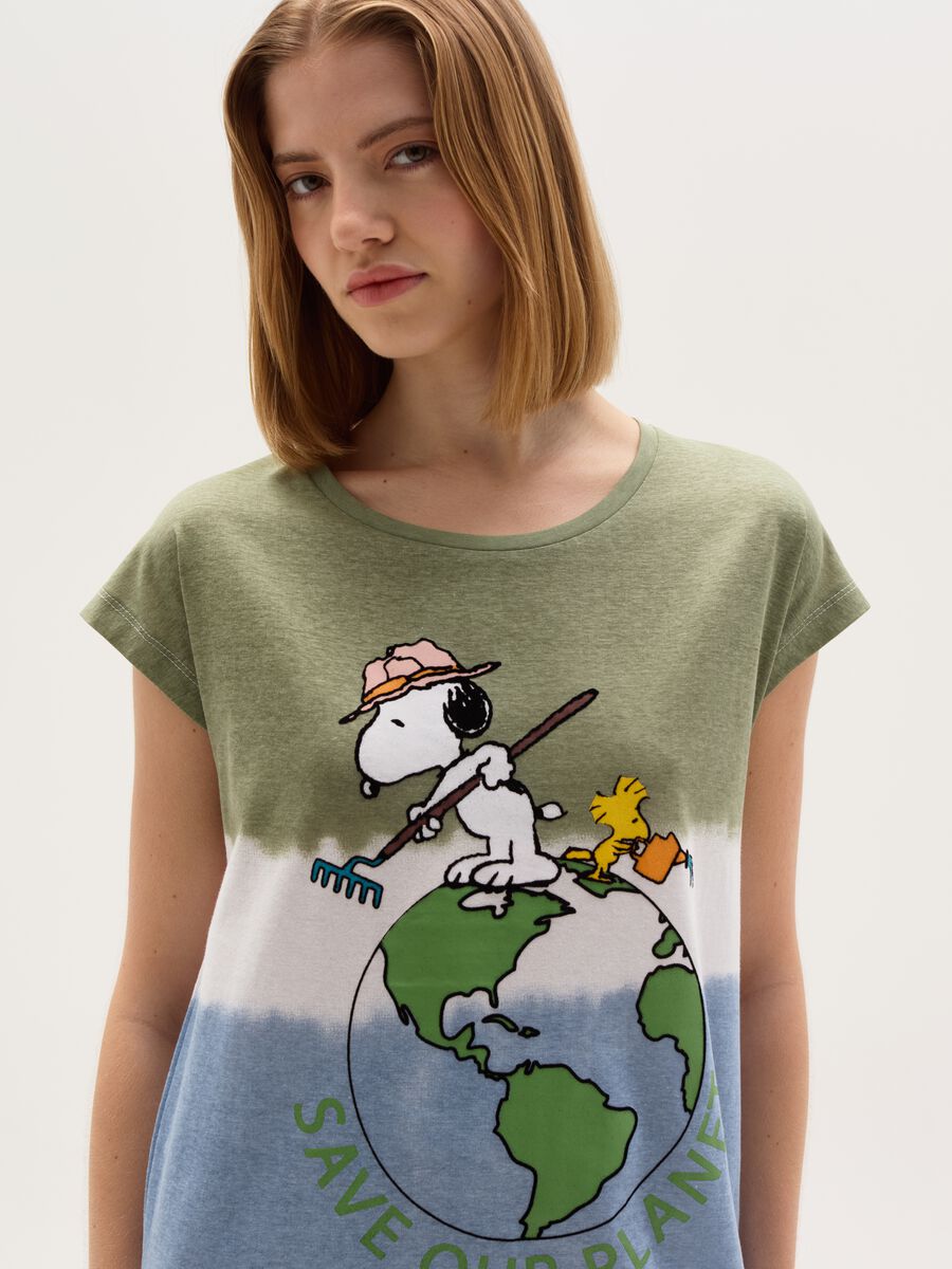 Nightdress with Snoopy print_1