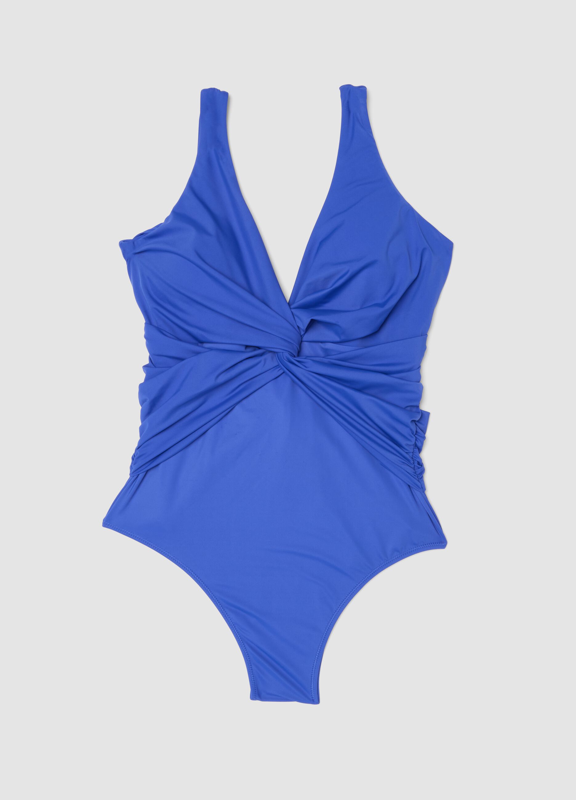 Blue Stretch Swimsuit