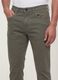 Gr&uuml;ne Slim-Fit-Hose aus elastischem Baumwoll-Dobby_1