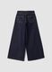 Jeans blu wide leg in misto cotone e lyocell_5