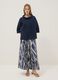 Blue stretch cotton top_2