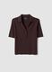 Brauner Polo-Pullover aus Viskosemix, Regular Fit_4