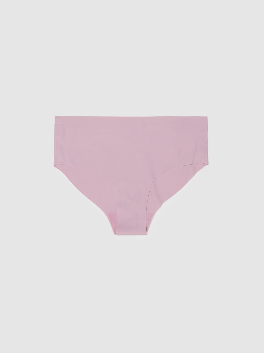 Pink microfibre regular fit briefs_4
