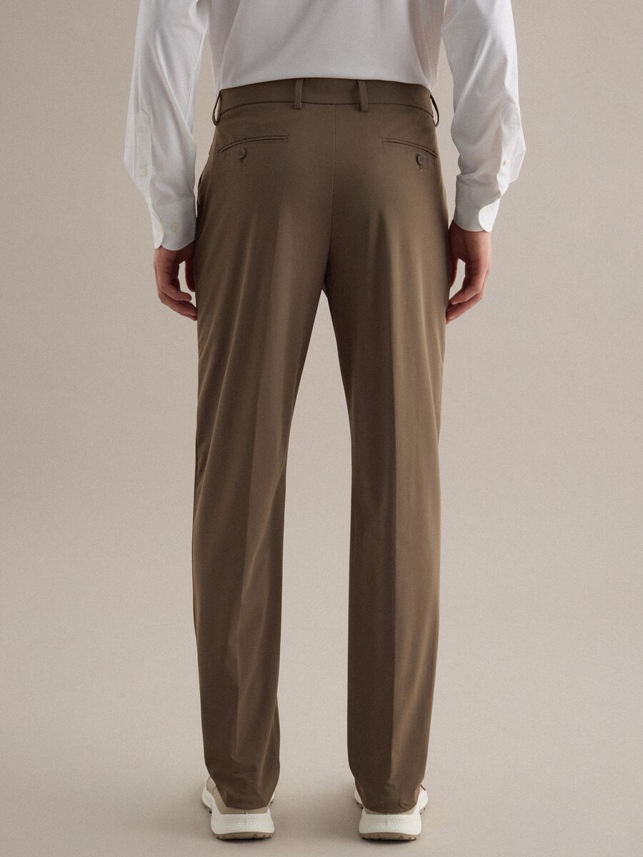 Brown formal trousers regular fit_2