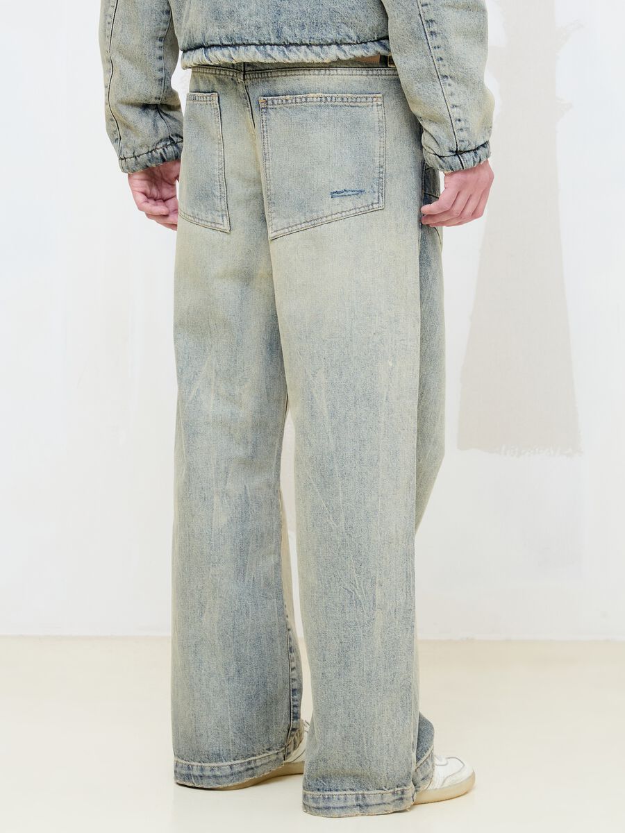 Vintage Wide-Leg Denim in Hellblau_3