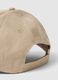 Beige pure cotton baseball cap with adjustable closure_2